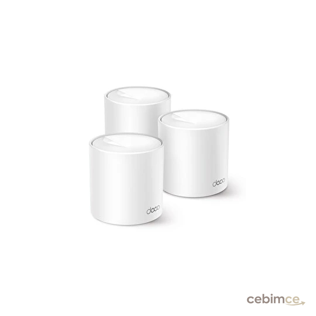 TP-Link Deco X10(3-PACK) AX1500 Çift Bantlı Tüm Ev Mesh Wi-Fi 6 Sistemi