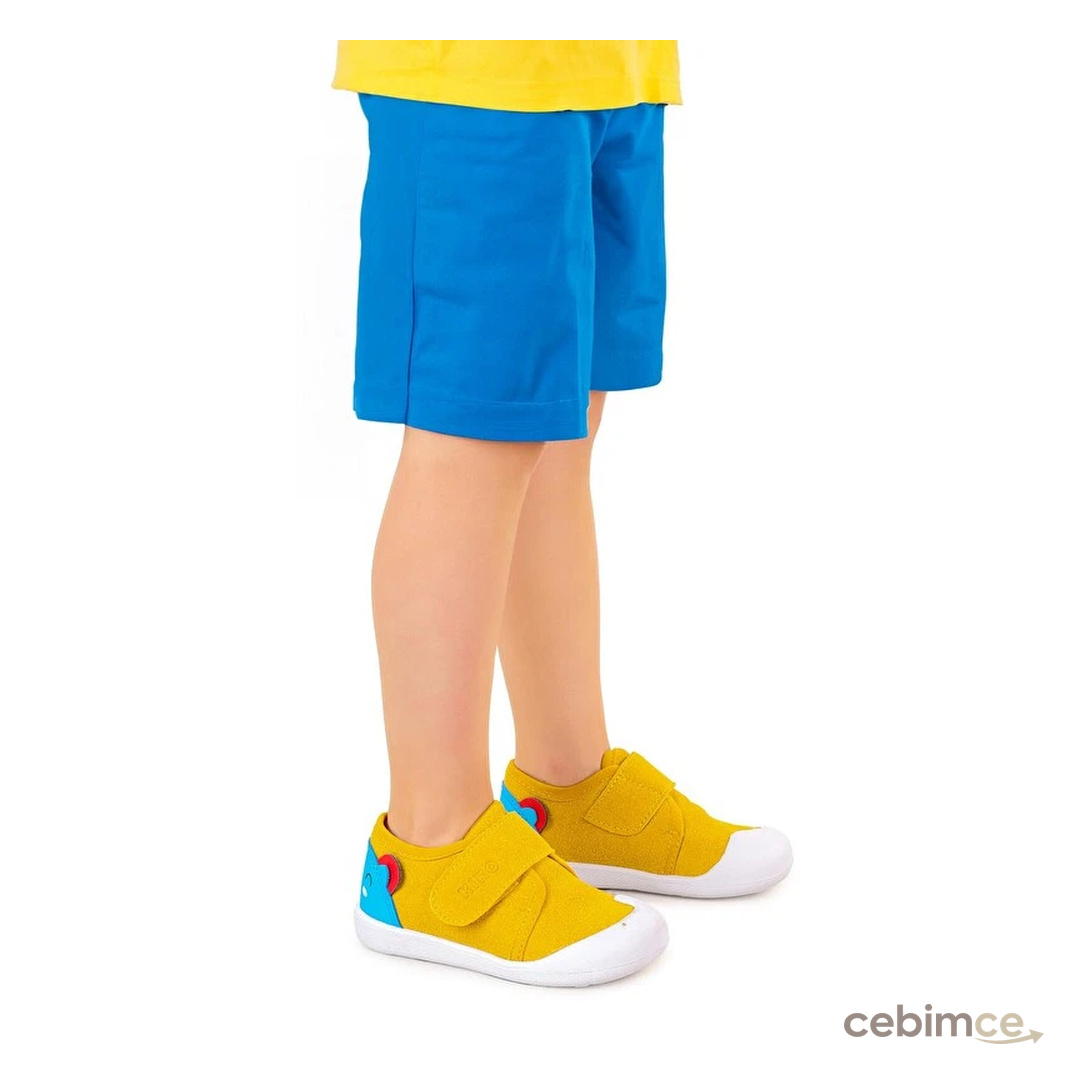 Kiko Kids Catly Cırtlı Erkek Bebek İlk Adım Ayakkabı